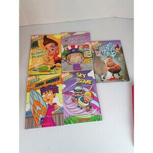 Nick Zone Scholastic Book Set Lot of 6 Books - Nickelodeon Jimmy Nuetron Rugrats